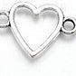Heart bracelet Gift for Girl, Friend, Wife or Partner
