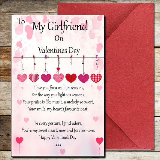 Valentine's Card for Wife, Husband, Boyfriend, Girlfriend, Fiancée, Other Half, Partner, The one I Love