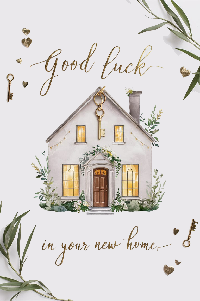 Good Luck In Your New Home Card