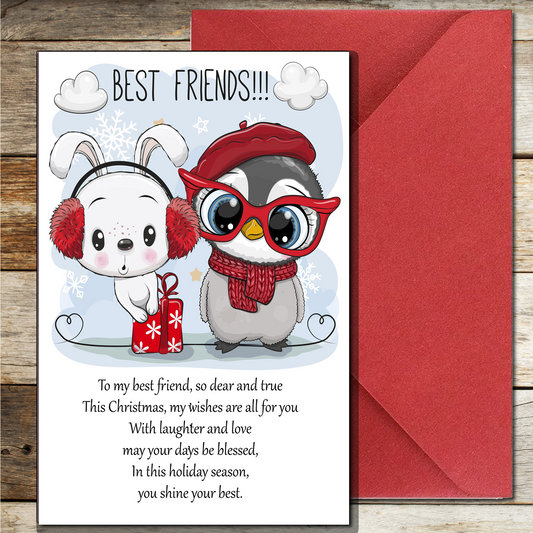Best Friends Christmas Card