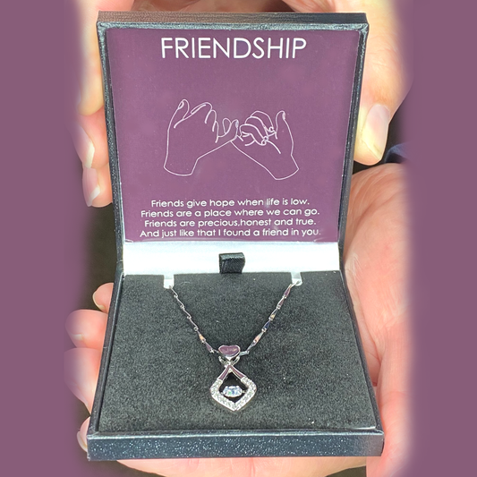 Friendship Boxed Water Drop Necklace