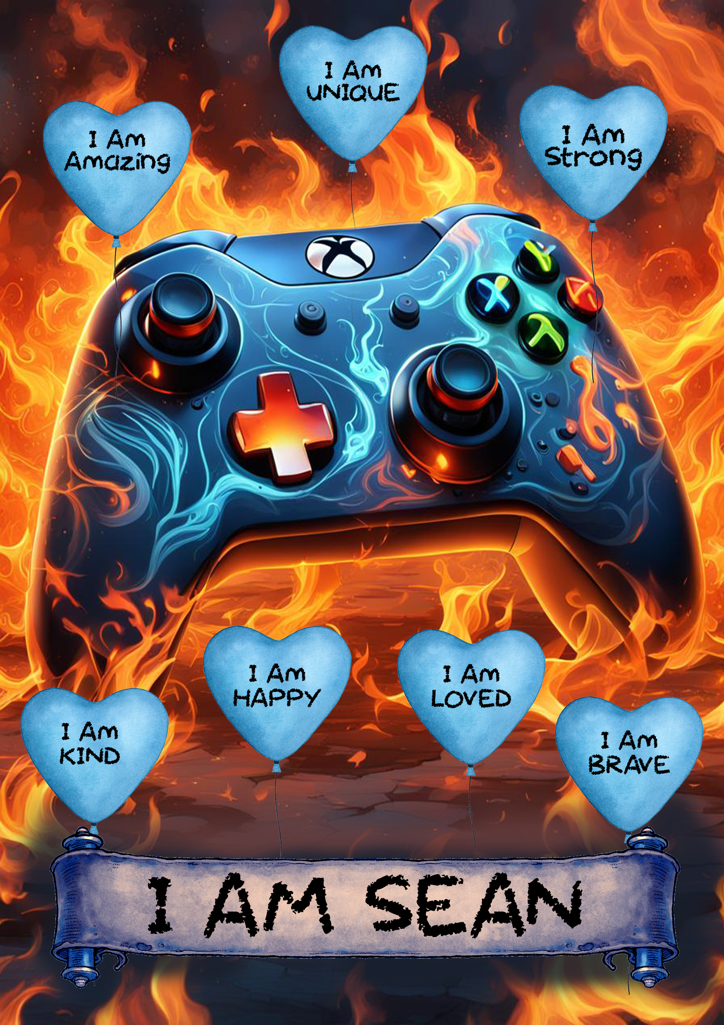 Gaming Bedroom Accessories Room Decor Novelty Birthday Gift For Gamer Brother Son Wall Art, Unique Gift