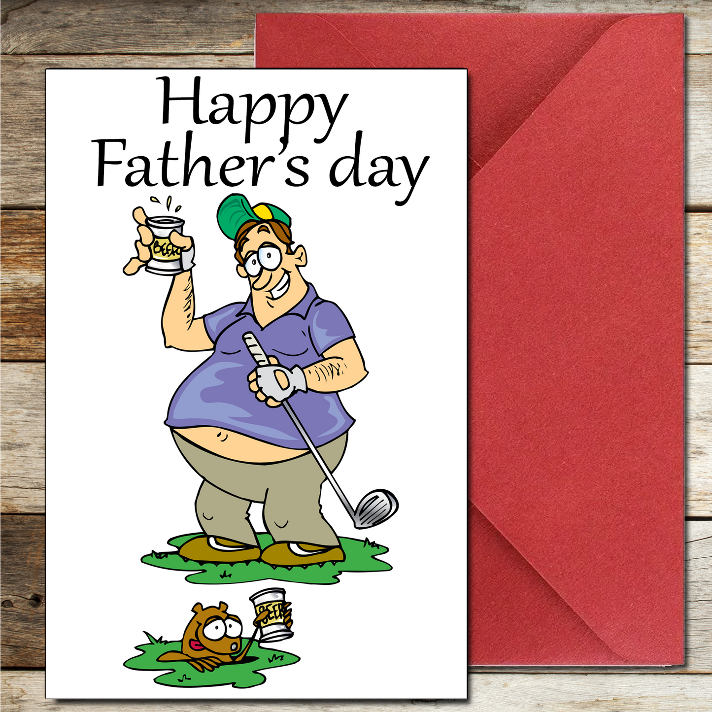 Golf Father's Day Card