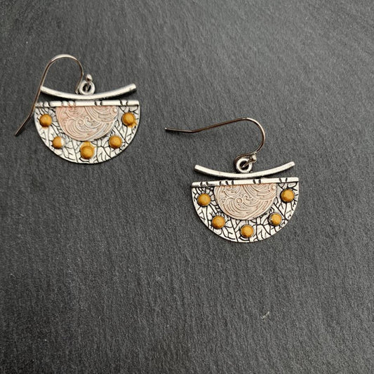 Bohemian Half Moon Earrings