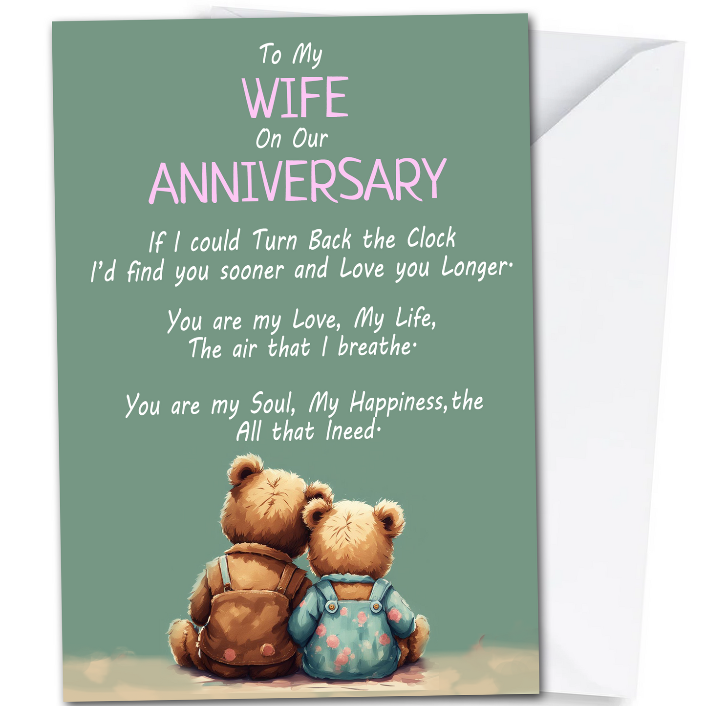 Anniversary Card for Wife, A5