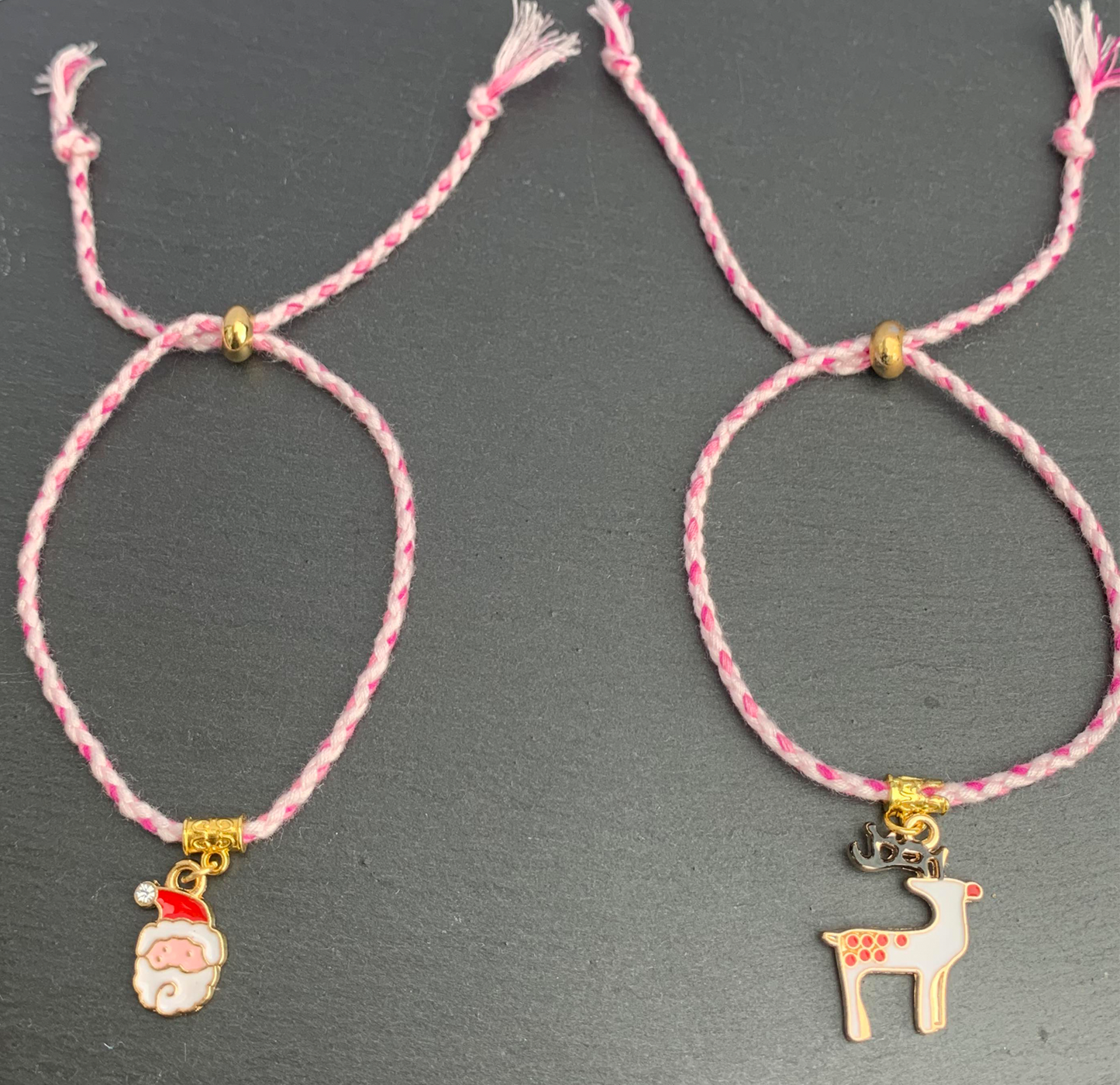 Childrens Christmas Slider Bracelet