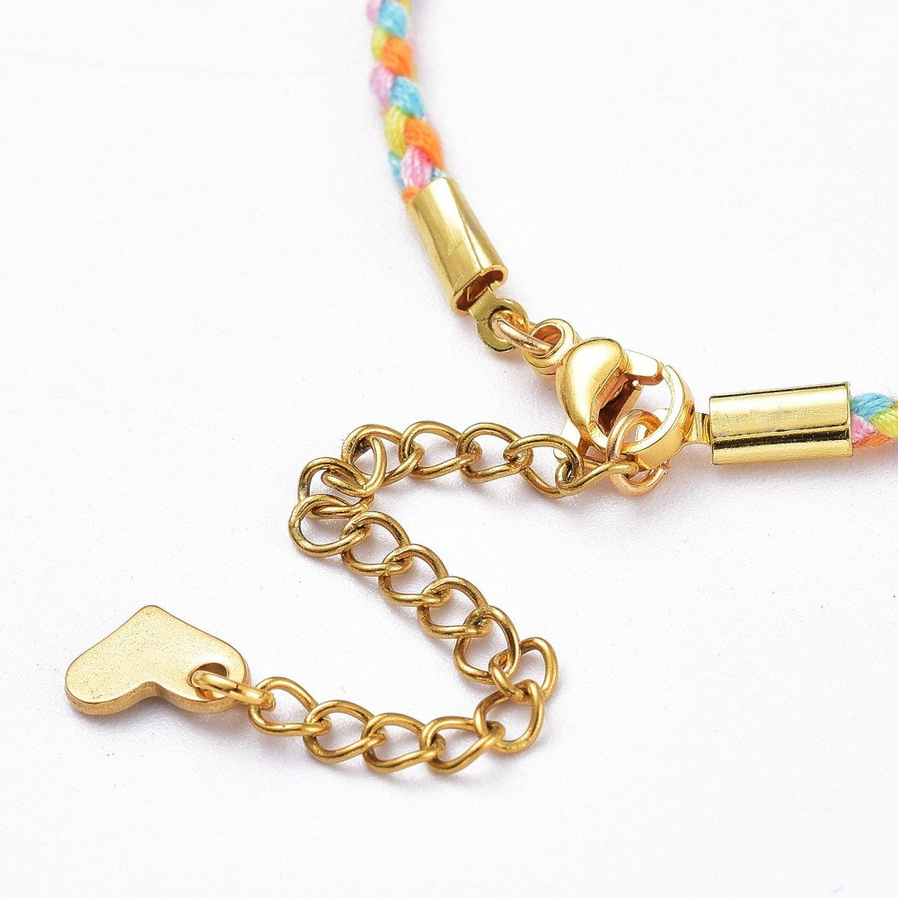 Cotton Cord Bracelet Talisman Shakra Cord Gift for Girlfriend or Wife