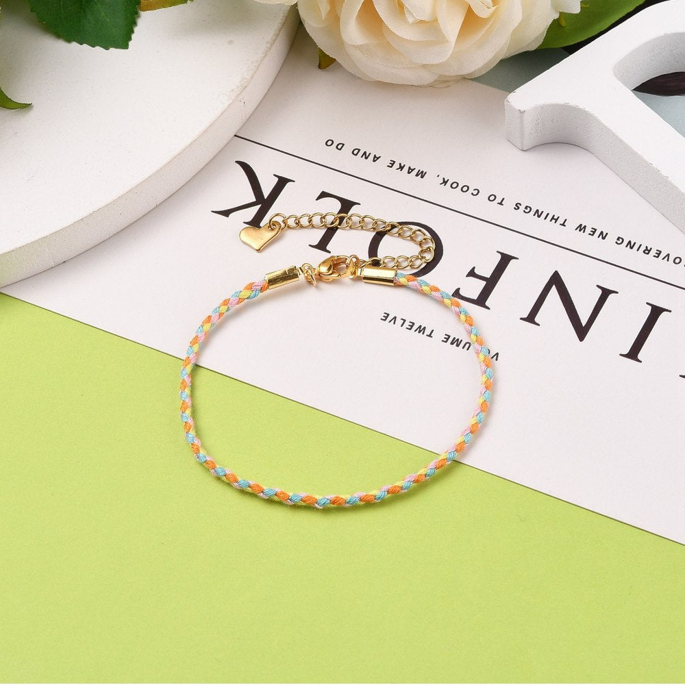 Cotton Cord Bracelet Talisman Shakra Cord Gift for Girlfriend or Wife