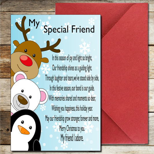 My Special Friend Christmas Card
