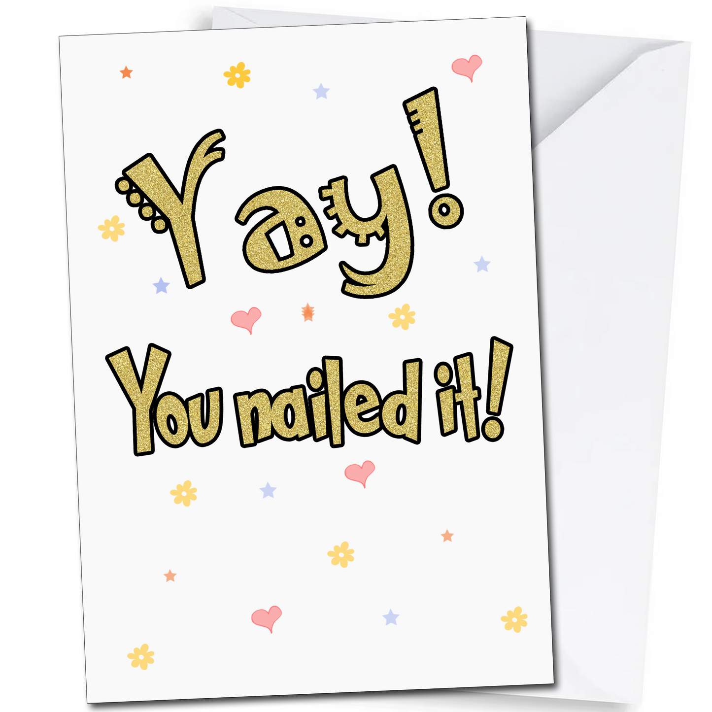 Yah! You Nailed it! Congratulations on your exams, driving test, promotion, new job, A5