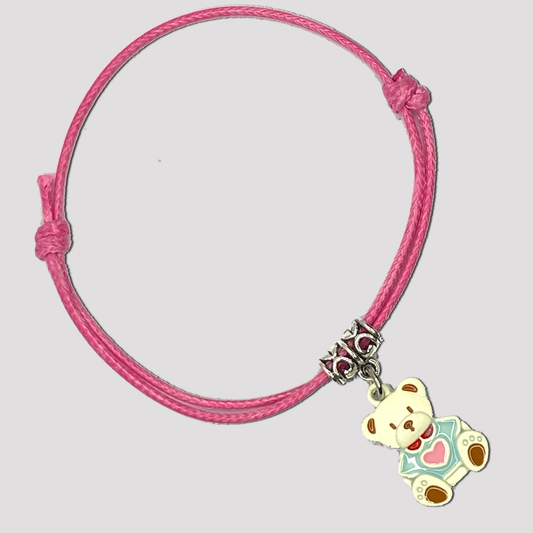 Teddy Bear Friendship Bracelet Set of 5