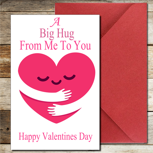 Big Hug Valentines Day Card
