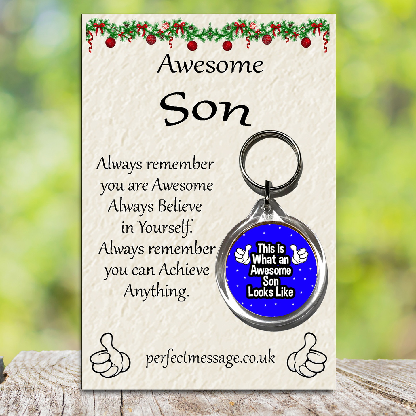 Awesome Son Keyring