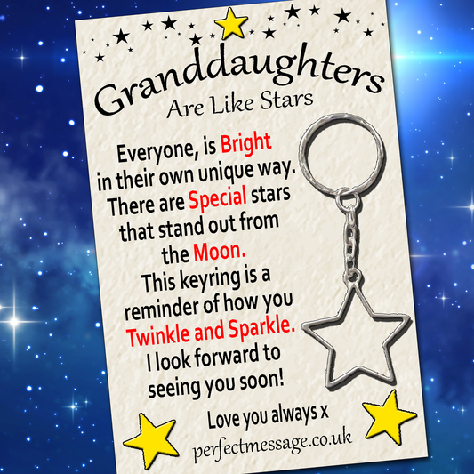 Granddaughters Are Like Stars Inspirational Gift