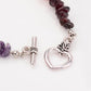Chakra Bracelet With Heart and Toggle Clasp