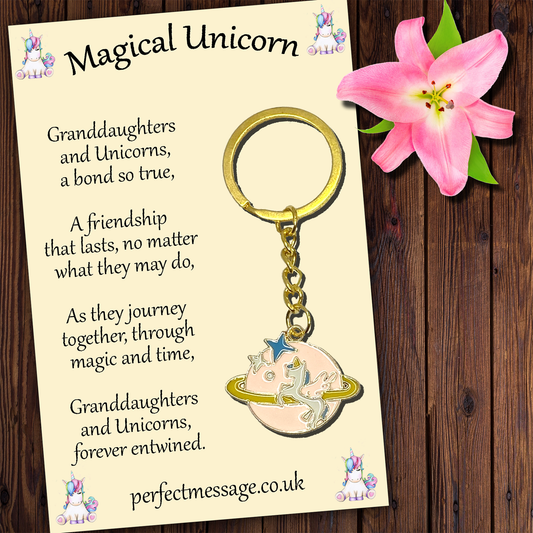 Magical Unicorn Keyring Inspirational Gift