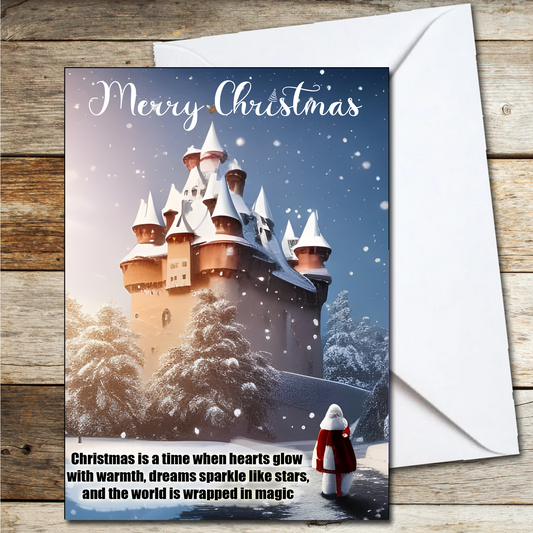 Christmas Card The World is Wrapped in Magic A5