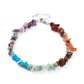 Gemstone Chakra Bracelet With Teardrop Extender Chain