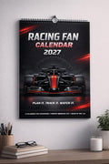 2027 Racing Fan Calendar A4 Wall Hanging – Motorsport Inspired Monthly Planner