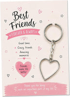 Friend Gift Birthday Keyring Thinking of You Gift for Women (Heart Keyring) kid