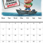 Funny Fishing Calendar 2026 Ideal Gift For Dads, Husbands and Brothers A4 Size