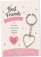 Friend Gift Birthday Keyring Thinking of You Gift for Women (Heart Keyring) kid
