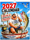 Funny Fishing Calendar 2027 Ideal Gift For Dads, Husbands and Brothers A4 Size