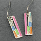 Multi Colour Dangle Drop Earring