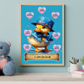 Positive Affirmation Personalised I Am Amazing Prints -Duck