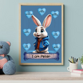 Positive Affirmation Personalised I Am Amazing Print- Rabbit