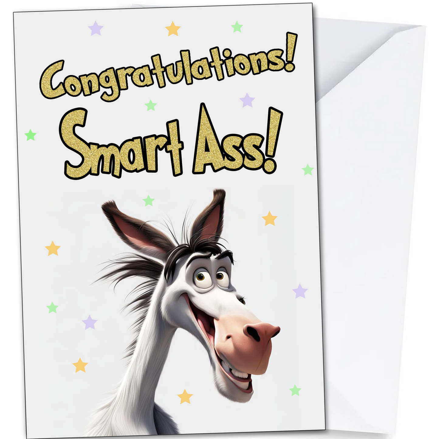 Congratulations on passing your exams, Funny Smart Ass, A5 Size