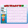 Guess the Name of Elf Fundraising Game Christmas Fete Fayre A4