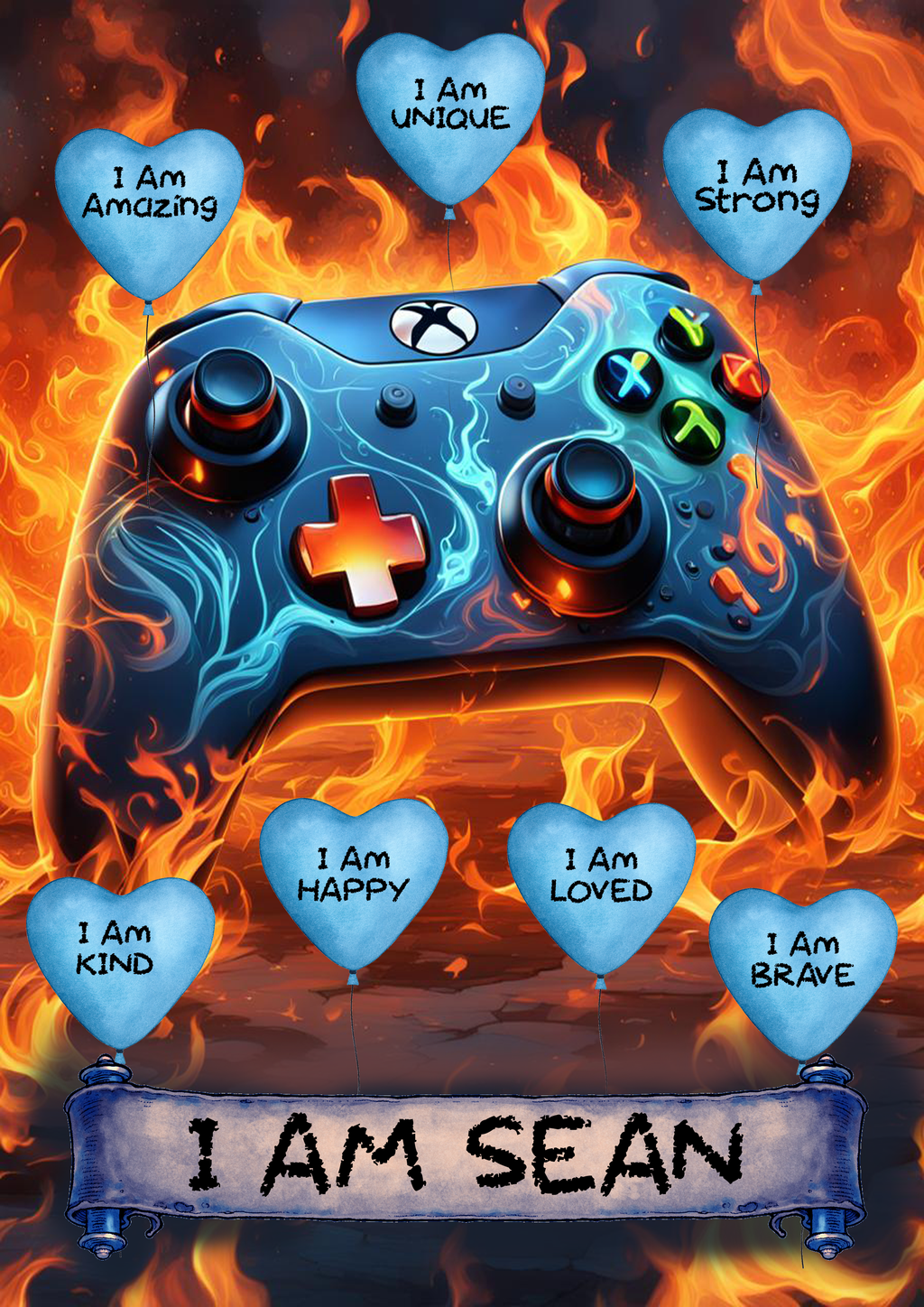 Gaming Bedroom Accessories Room Decor Novelty Birthday Gift For Gamer Brother Son Wall Art, Unique Gift