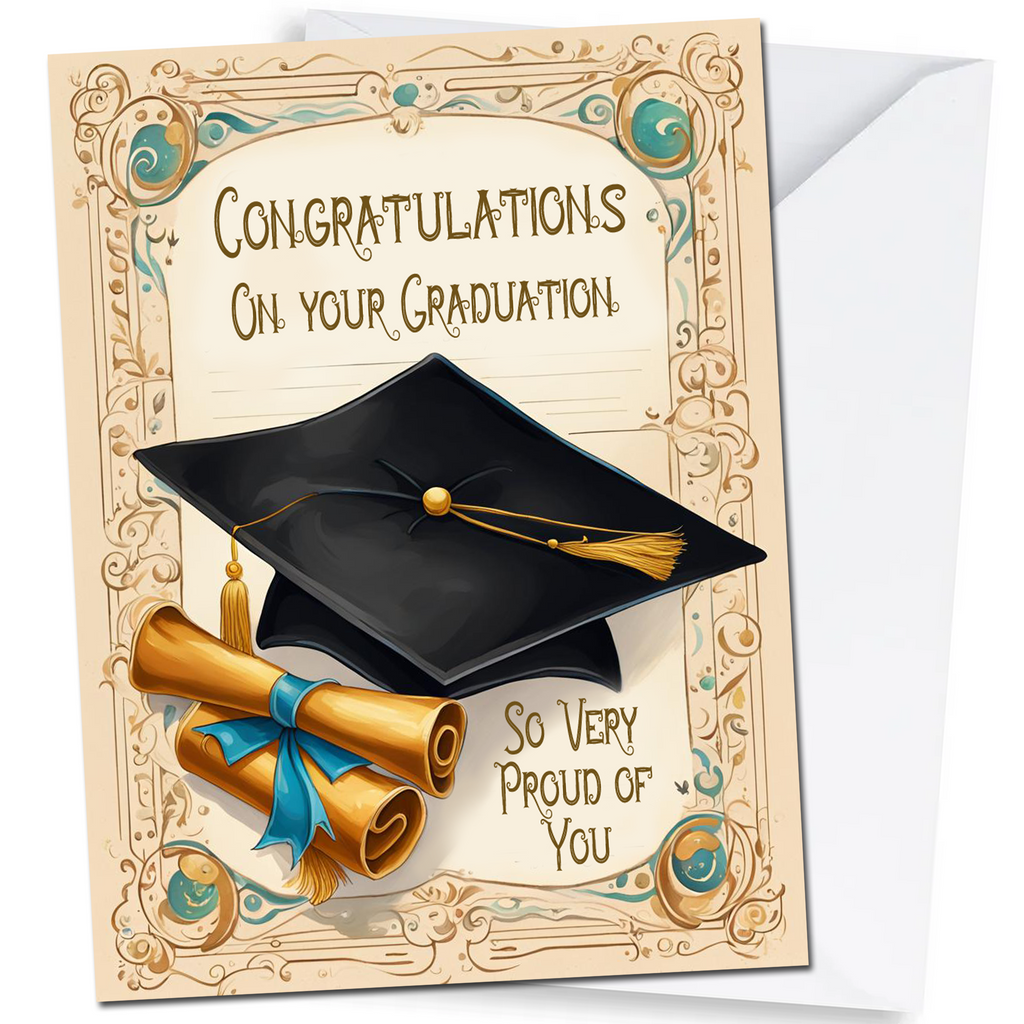 Graduation Card, Congratulations on your Graduation, Well Done, You Did It