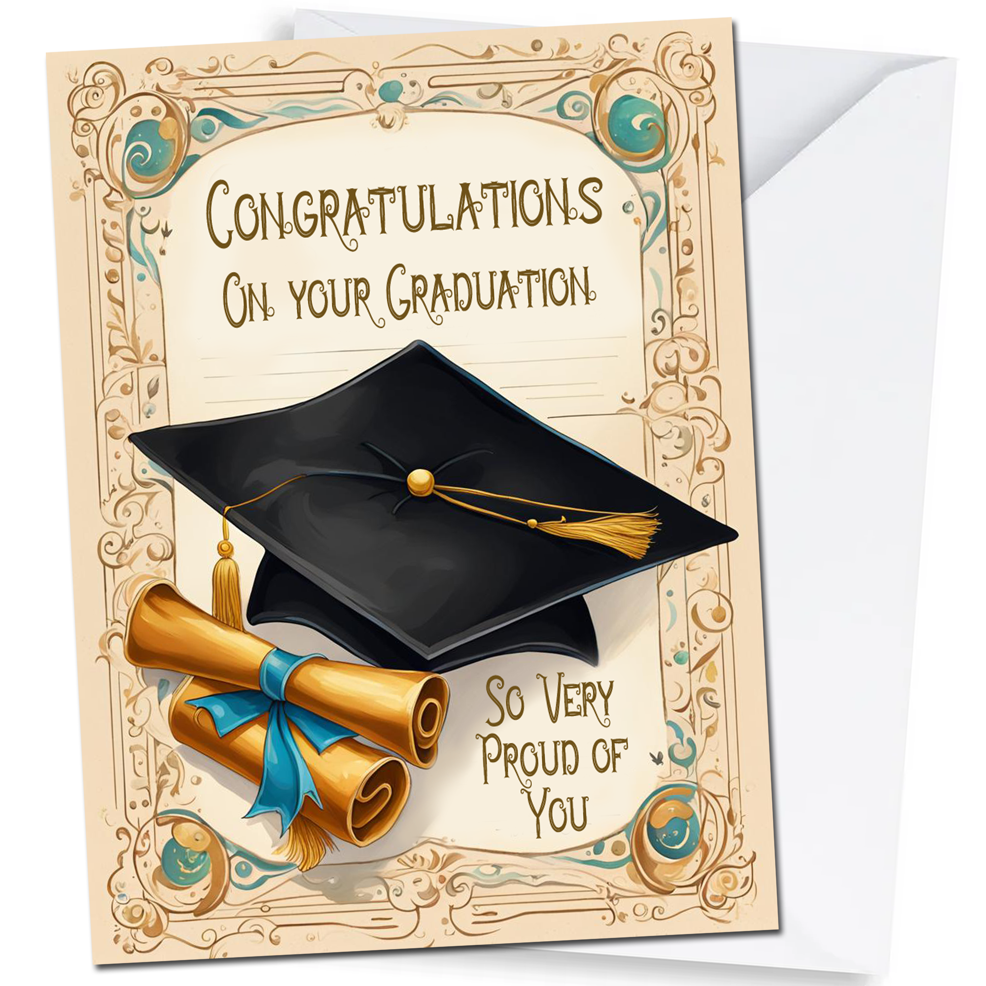 Graduation Card, Congratulations on your Graduation, Well Done, You Did It