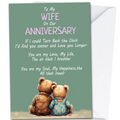 Anniversary Card for Wife, A5