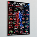 Motor Racing 2027 Event Poster Ideal Gift for Formula Racing Fans