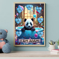 Positive Affirmation Personalised I Am Amazing Prints- Panda