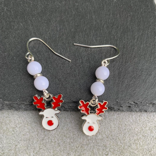 Rudolph Christmas Earrings