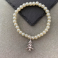 Glass Pearl Stretch Christmas Bracelets Stocking Filler Christmas Eve Box