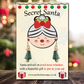 Secret Santa Christmas Tree Earrings, Secret Santa Gift