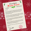A5 Personalised Letter From Santa - Christmas Gift for Children