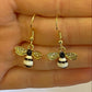 Sparkling Bee Earrings