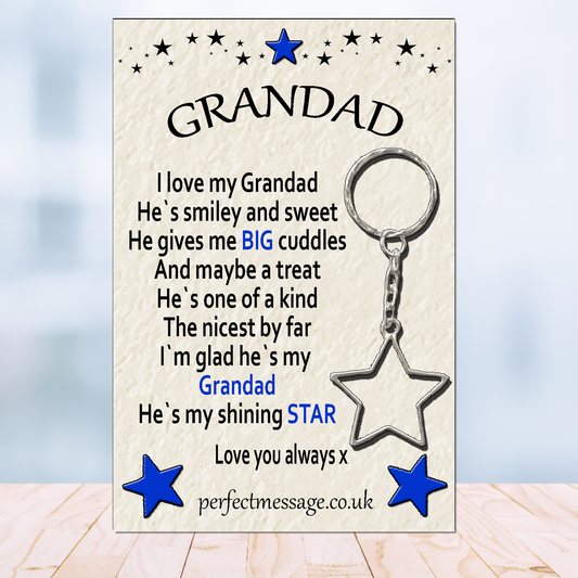 Grandad Shining Star Inspirational gift