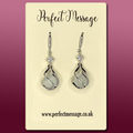 Twist Faux Opal Earrings