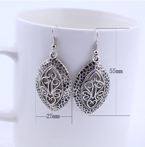 Bohemian Tibetan  Silver Earrings