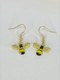 Sparkling Bee Earrings
